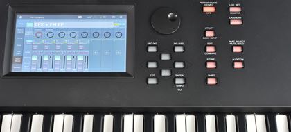 Yamaha-MODX7+ 76-key AWM2 / FM synth